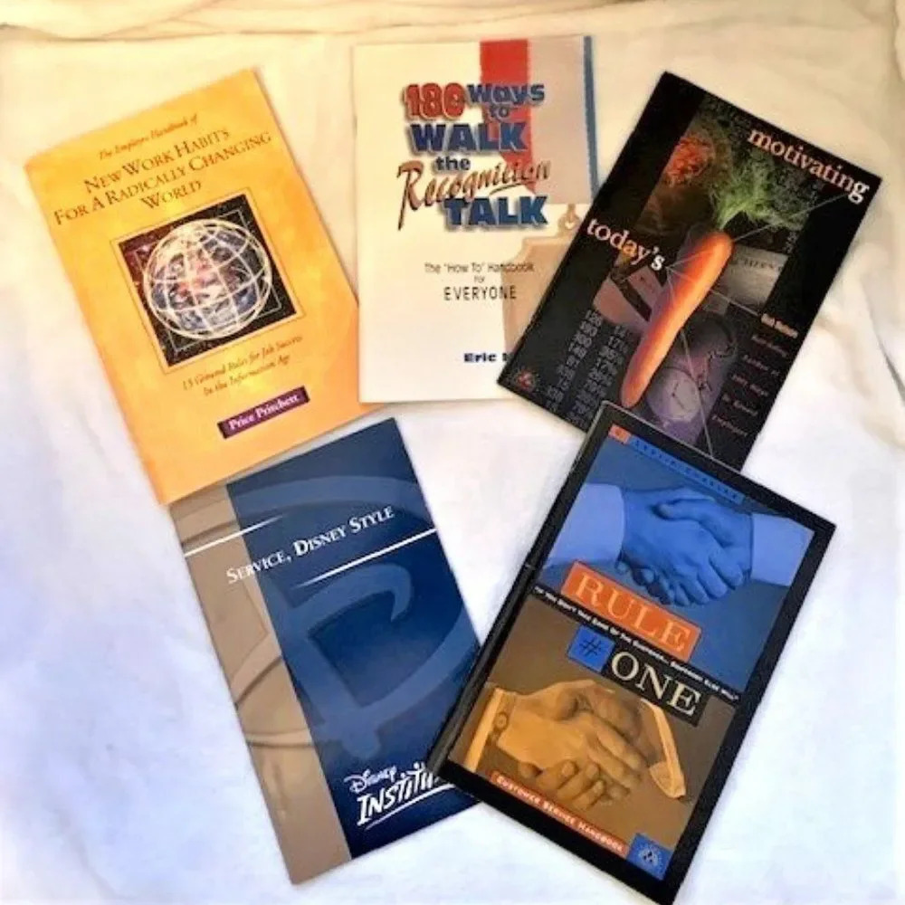 Set 4 Motivational paper back short read books for business